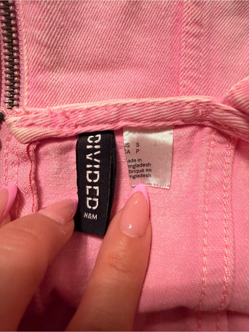 H&M Pink Square-Neck Mini Dress - Picture 5 of 6